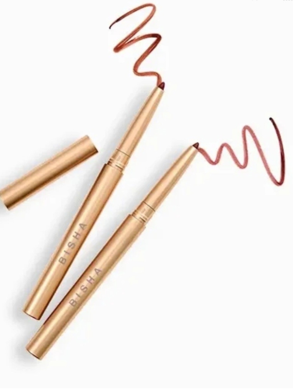 2 BISHA Retractable Lip Liner Crayons — San Tropez and St. Barths